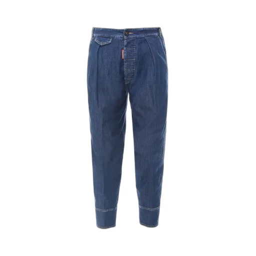 High-Waist Balloon-Leg Jeans