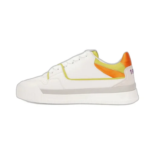 Logo-Embossed Lace-Up Sneakers