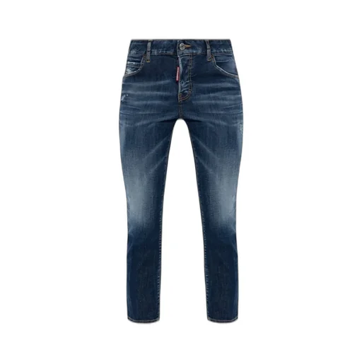 Distressed Cropped Jeans