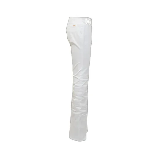 Cut-Out Straight-Leg Trousers