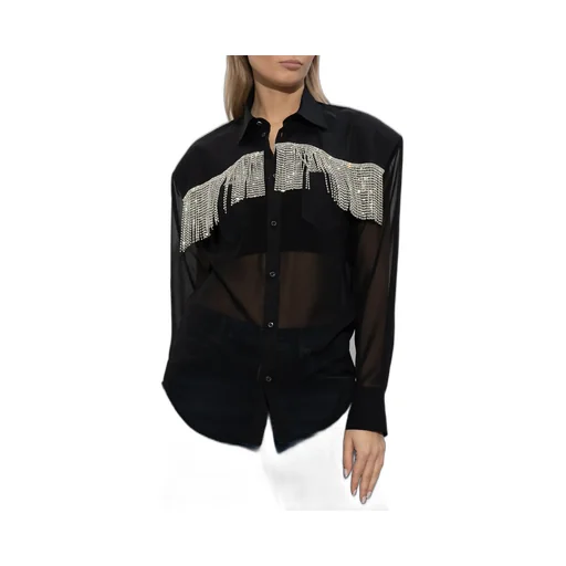 Fringed Long-Sleeved Shirt