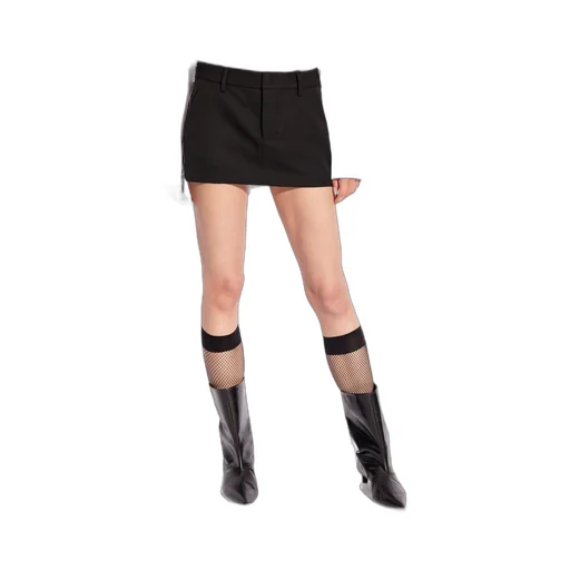 Zip-Detailed Skirt
