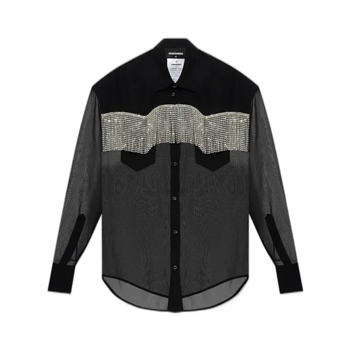 Fringed Long-Sleeved Shirt