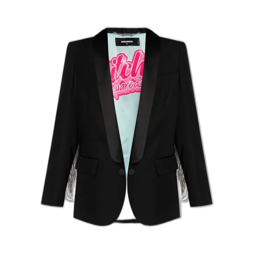 Fringed Oversized Blazer