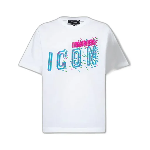 Icon-Printed Crewneck T-Shirt
