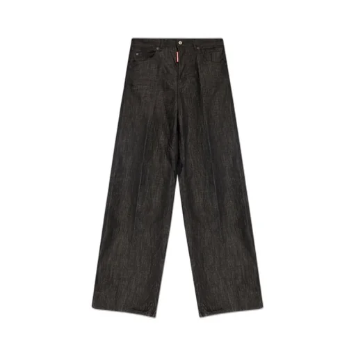 Logo-Patch Wide-Leg Traveller Jeans