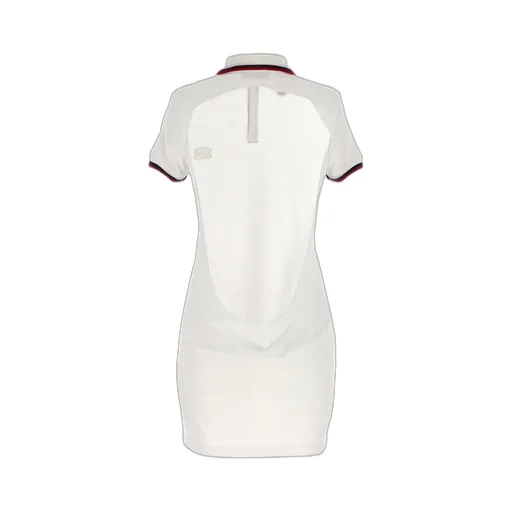 Logo Embroidered Maxi Cut Out Polo Dress