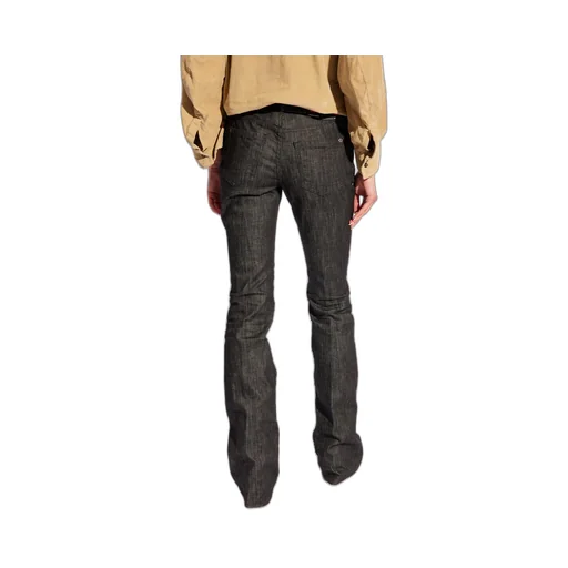 Logo-Patch Flared Jeans