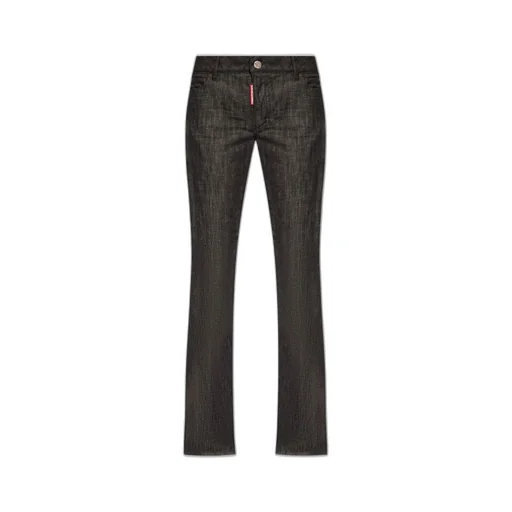 Logo-Patch Flared Jeans