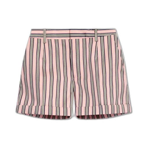 High Waist Striped Shorts