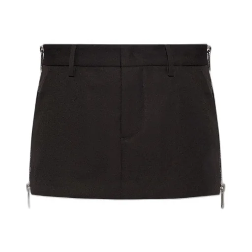 Zip-Detailed Skirt