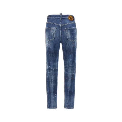 Distressed Tapered Jeans