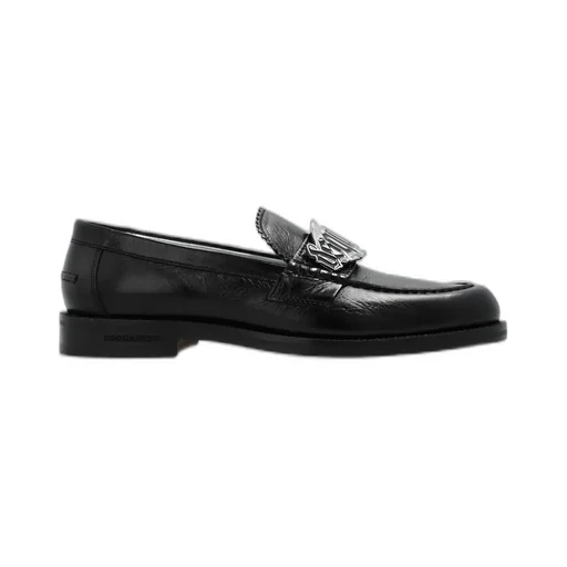 Logo-Plaque Slip-On Loafers