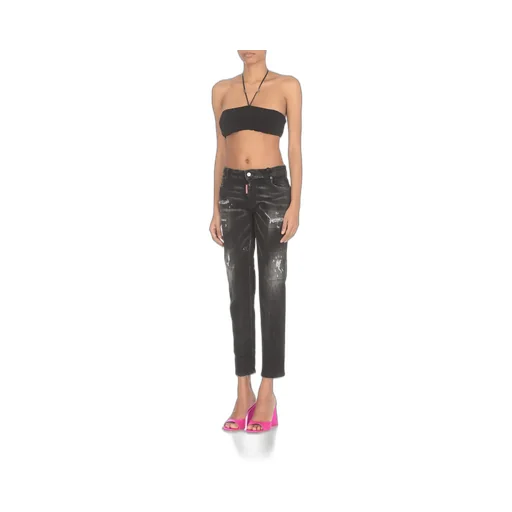 Halterneck Cropped Bralette Top