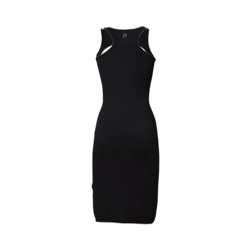Cut-Out Detailed Knitted Sleeveless Dress
