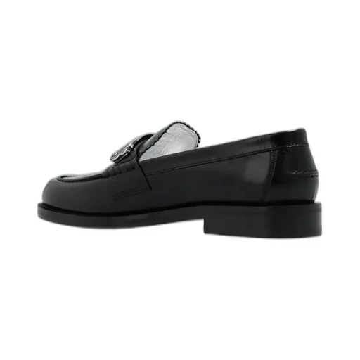 Logo-Plaque Slip-On Loafers