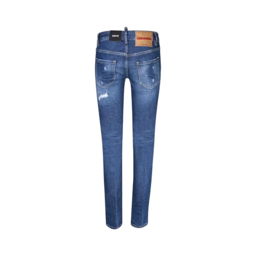Ripped Knee Wash Medium Waist Jennifer Jeans