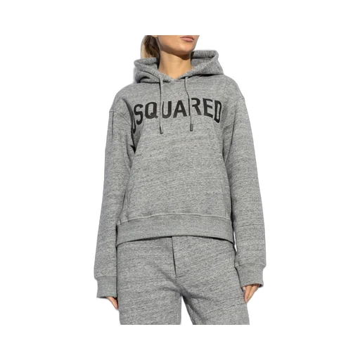 Logo Printed Drawstring Hoodie