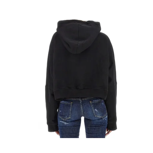 Logo Printed Drawstring Hoodie