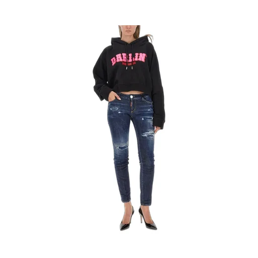 Logo Printed Drawstring Hoodie