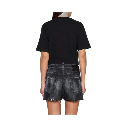 Distressed Denim Shorts