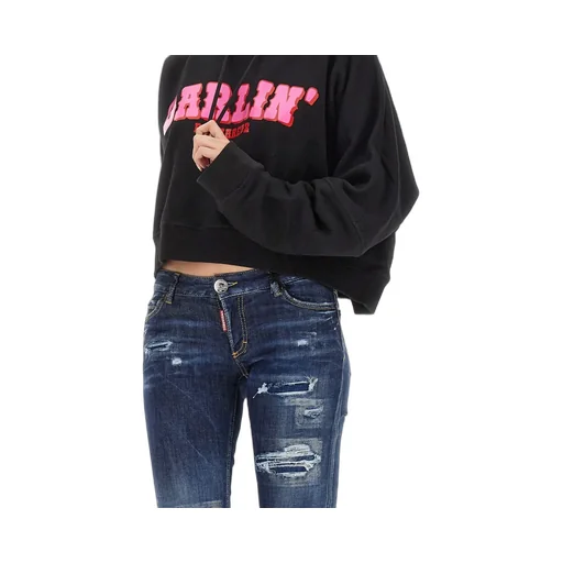 Logo Printed Drawstring Hoodie