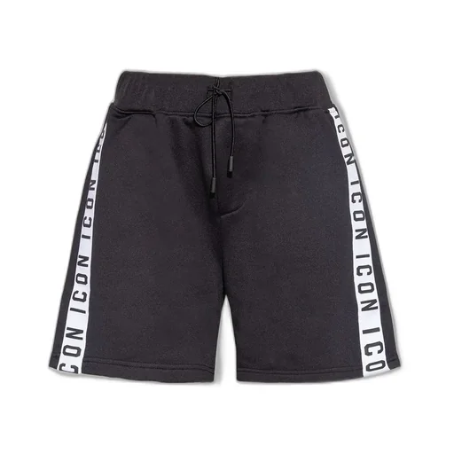 Logo Printed Drawstring Shorts