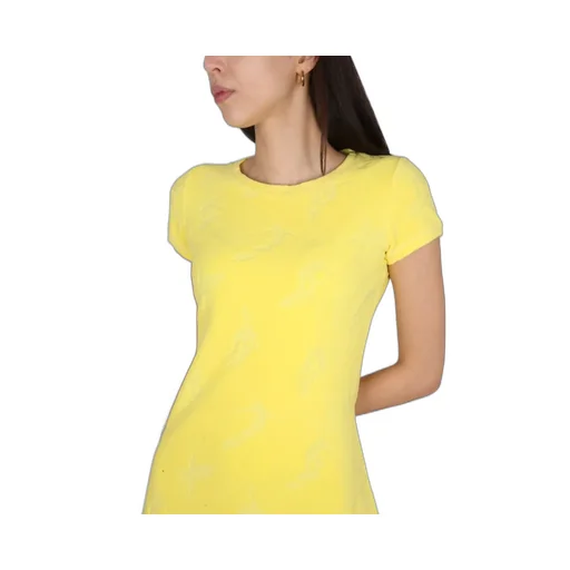 Round-Neck Flared Mini Dress