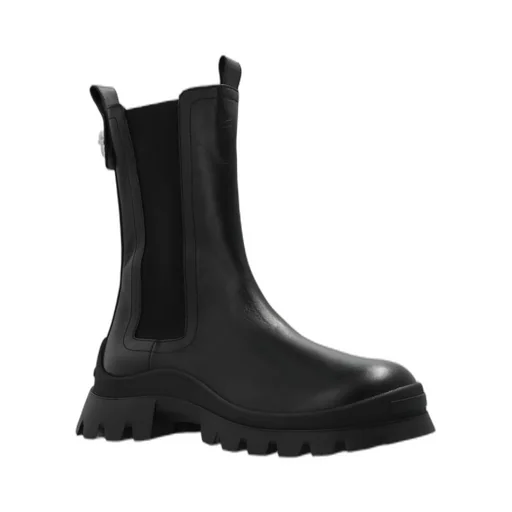 D2 Statement Chunky-Sole Ankle Boots