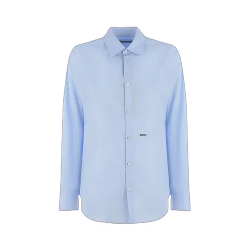 Logo Plaque Button-Up Shirt