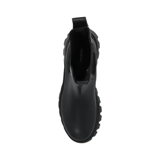 D2 Statement Chunky-Sole Ankle Boots