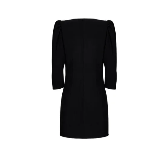 Puff-Sleeved Mini Dress