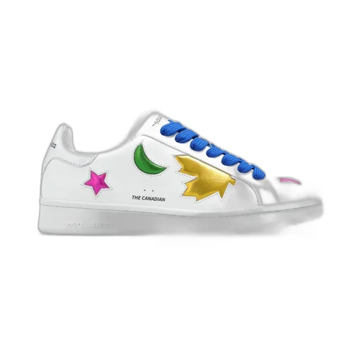 Patchwork Detailed Lace-Up Sneakers