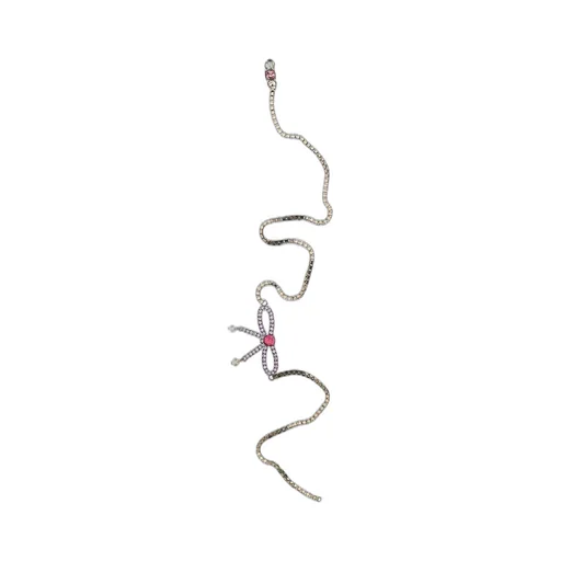 Bow Detailed Long Earrings
