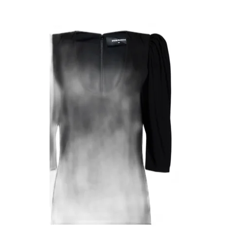 Puff-Sleeved Mini Dress