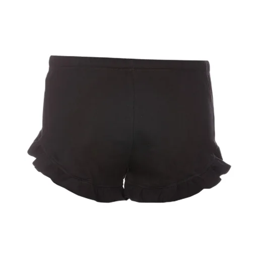 Bow Detailed Ribbed Knit Shorts