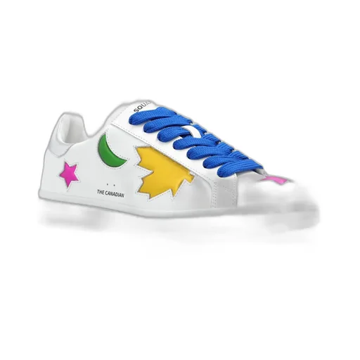 Patchwork Detailed Lace-Up Sneakers