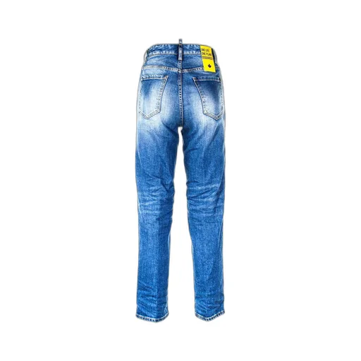 Stonewashed Straight Leg Jeans