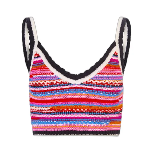 Striped Knitted Tank Top