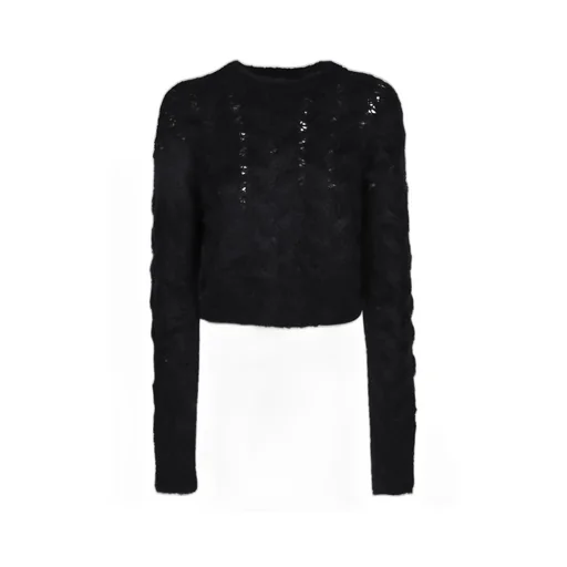 Logo Plaque Brushed Effect Jumper