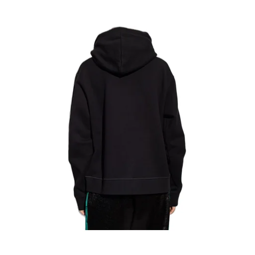Logo Printed Long-Sleeved Hoodie