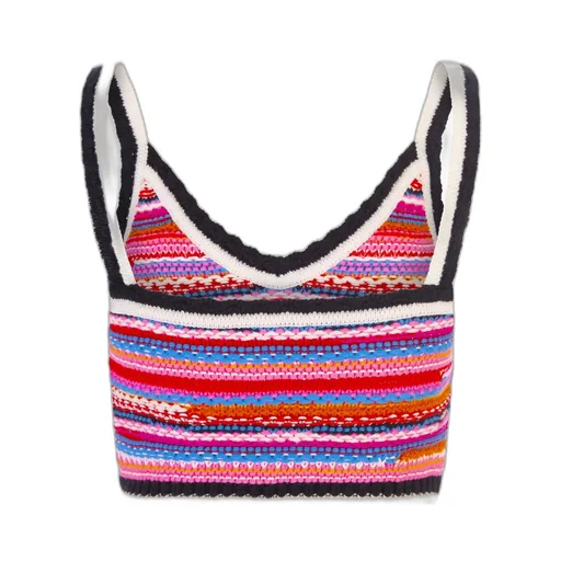 Striped Knitted Tank Top