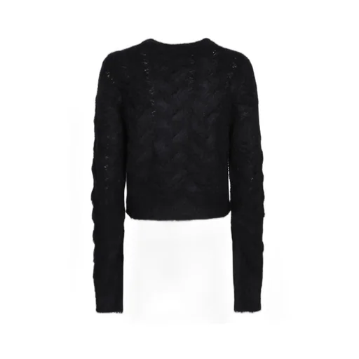 Logo Plaque Brushed Effect Jumper