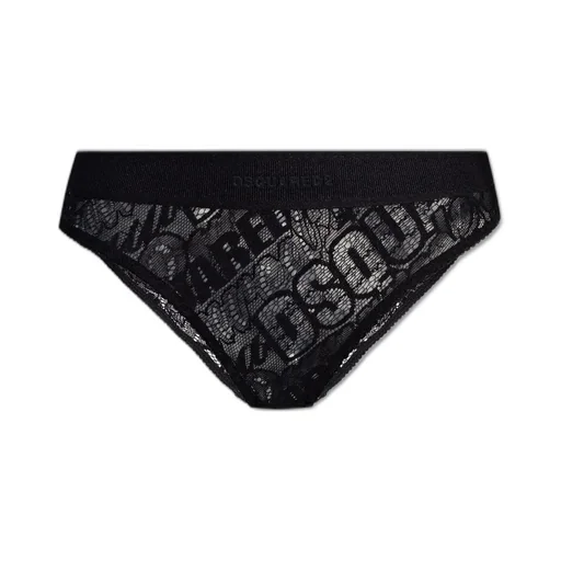 Logo Laced Elasticated Waistband Briefs