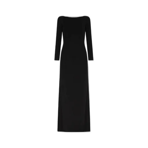 Chain-Linked Open Back Sheath Dress