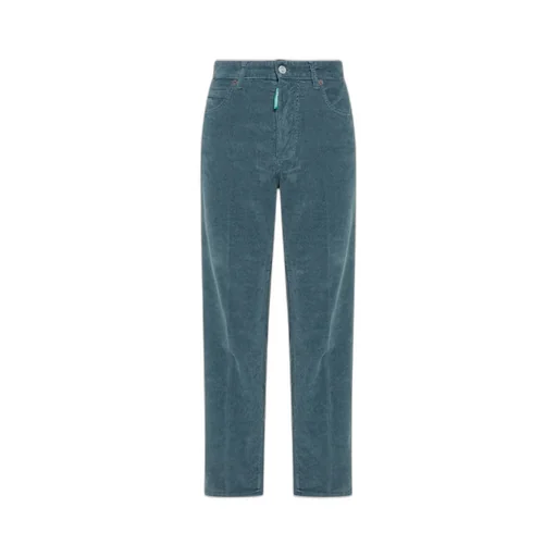 Boston High-Waist Straight-Leg Jeans