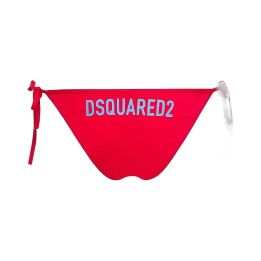 Logo Printed Side-Tied Bikini Bottom