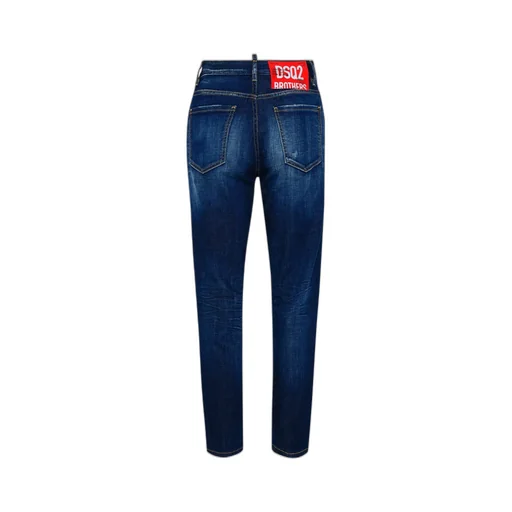 High Waisted Straight-Leg Jeans