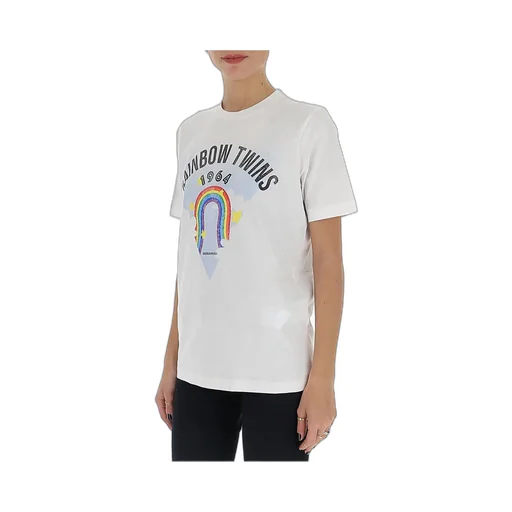 Rainbow Twins Print T-Shirt