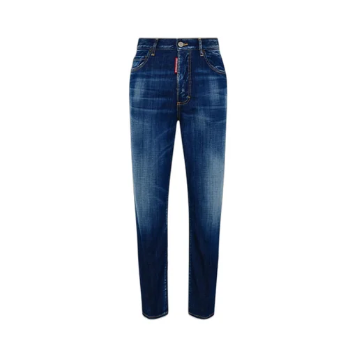 High Waisted Straight-Leg Jeans